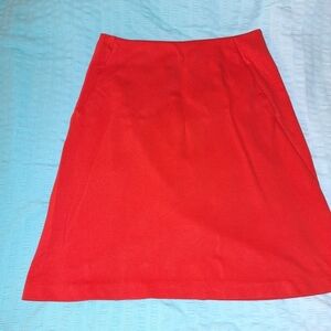 Cabi Red Mini Skirt Women's Size 2